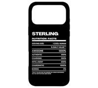Custodia per iPhone 17 Pro Max Sterling Dichiarazione Nutrizionale Nome Divertente