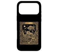 Custodia per iPhone 17 Pro Max Stile carta dei tarocchi dell'oroscopo dello zodiaco del Toro