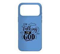Custodia per iPhone 17 Pro Max Sto parlando con Dio Christian Faith Design