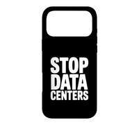 Custodia per iPhone 17 Pro Max Stop Data Center Salva il nostro pianeta Ecologico