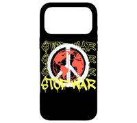 Custodia per iPhone 17 Pro Max Stop War segno della pace Graffiti Streetwear