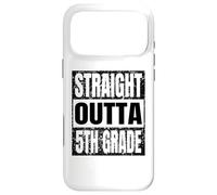 Custodia per iPhone 17 Pro Max Straight Outta 5th Grade Graduation Gifts Grad Class 2026