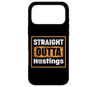 Custodia per iPhone 17 Pro Max Straight Outta Hastings, Nebraska, USA, Umorismo retrò angosciato