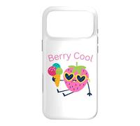 Custodia per iPhone 17 Pro Max Strawberry Berry Cool Summer Icecream