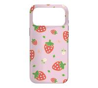 Custodia per iPhone 17 Pro Max Strawberry Floral Garden Cottagecore Aesthetic