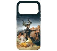 Custodia per iPhone 17 Pro Max Streghe con Baphomet Capra Satana Francisco Goya Occult Goth