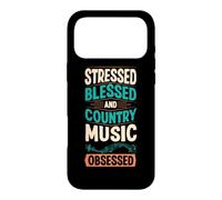 Custodia per iPhone 17 Pro Max Stressato benedetto e ossessionato dalla musica country