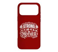 Custodia per iPhone 17 Pro Max Strong As A Mother, maglietta per sollevamento pesi per una mamma tosta
