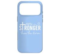 Custodia per iPhone 17 Pro Max Stronger Than the Storm Christian Faith over Fear Psalm 93 4