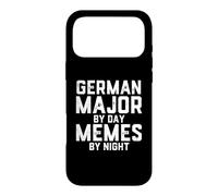 Custodia per iPhone 17 Pro Max Studente tedesco di filologia germanica di notte memes maggiore di giorno