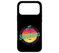 Custodia per iPhone 17 Pro Max Sumatra Indonesia retrò tramonto vintage souvenir