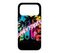 Custodia per iPhone 17 Pro Max Summer Forever, grafica vibrante con palma