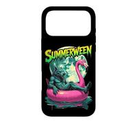 Custodia per iPhone 17 Pro Max Summerween Werewolf Retro Horror Beach Halloween in estate