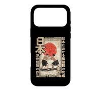 Custodia per iPhone 17 Pro Max Sumo Wrestler tradizionale giapponese Woodblock Ukiyo-e Anime