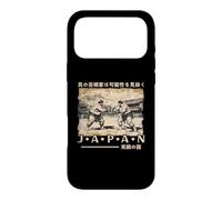 Custodia per iPhone 17 Pro Max Sumo Wrestler tradizionale giapponese Woodblock Ukiyo-e Anime