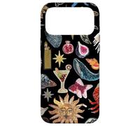 Custodia per iPhone 17 Pro Max Sun Moon Star Mosaico Charm Collage Y2K