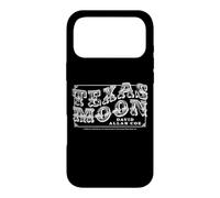 Custodia per iPhone 17 Pro Max Sun Records x David Allan Coe Texas Moon Logo Bianco