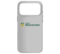 Custodia per iPhone 17 Pro Max SUNY Brockport Golden Eagles Institutional Shield Logo