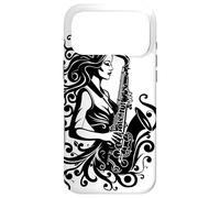 Custodia per iPhone 17 Pro Max Suonatrice di sassofono per ragazze