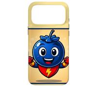 Custodia per iPhone 17 Pro Max Super supereroe della frutta ai mirtilli
