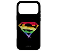 Custodia per iPhone 17 Pro Max Superman Rough Rainbow Pride Logo