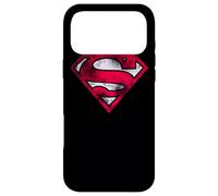 Custodia per iPhone 17 Pro Max Superman War Torn Shield Logo