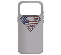 Custodia per iPhone 17 Pro Max Superman Wartorn US Flag