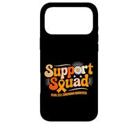 Custodia per iPhone 17 Pro Max Support Squad, nastro retrò per la consapevolezza del carcinoma renale