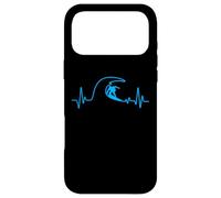 Custodia per iPhone 17 Pro Max Surfer Heartbeat Surfing Heart Pulse - Tavola da surf Big Wave Fun