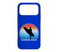 Custodia per iPhone 17 Pro Max Surfing Hawaiian Summer Los Angeles Vintage Beach Tropical