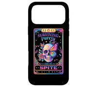 Custodia per iPhone 17 Pro Max Surviving Out Of Spite Skull Design