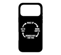 Custodia per iPhone 17 Pro Max Svegliati, bevi caffè, chiediti perché ho fatto questo... caffè divertente