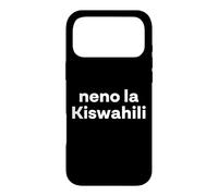Custodia per iPhone 17 Pro Max "Swahili Word." Lingua swahili divertente