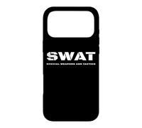 Custodia per iPhone 17 Pro Max SWAT Special Weapons And Tactics Costume Stencil Text Design