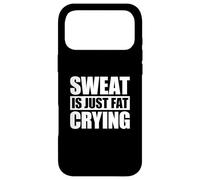 Custodia per iPhone 17 Pro Max Sweat Is Just Fat Crying
