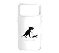 Custodia per iPhone 17 Pro Max T-Rex e Bassotto - Tutto è possibile - Credere