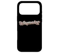 Custodia per iPhone 17 Pro Max T-shirt Destressed Waymaker Miracle Worker Light in the Darkness