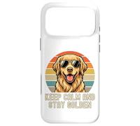 Custodia per iPhone 17 Pro Max T-shirt per cani vintage Golden Retriever Life Is Golden