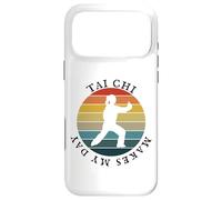 Custodia per iPhone 17 Pro Max Tai Chi rende il mio giorno, donne retrò vintage anni '80 Yin Yang