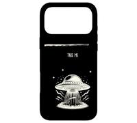 Custodia per iPhone 17 Pro Max Take Me Alien Abduction Vintage UFO Fantascienza Design