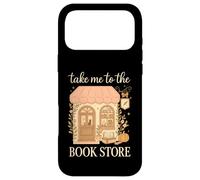 Custodia per iPhone 17 Pro Max Take Me to the Book Store Cozy Bookshop Cat Aesthetic