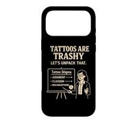 Custodia per iPhone 17 Pro Max Tattoo Meme Humor Lezione Satira Stigma Appassionati del tatuaggio