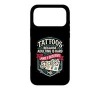 Custodia per iPhone 17 Pro Max tattoos because adulting is hard and i deserve stickers