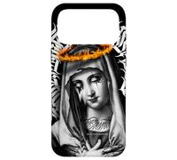 Custodia per iPhone 17 Pro Max Tatuaggio Madre Maria Benedetta Pregare
