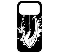 Custodia per iPhone 17 Pro Max Tavola da surf Graffiti cavalcare l'onda