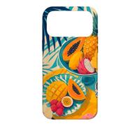 Custodia per iPhone 17 Pro Max Tavolo da frutta tropicale sotto ombre di palma