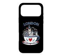 Custodia per iPhone 17 Pro Max Tazza da tè Londra Big Ben Regno Unito carino souvenir da viaggio