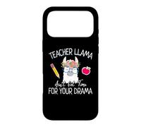 Custodia per iPhone 17 Pro Max Teacher Llama Ain't Got Time for the Drama Teachers