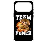 Custodia per iPhone 17 Pro Max Team Punch The Monkey Panchi Kun - Peluche dello zoo giapponese