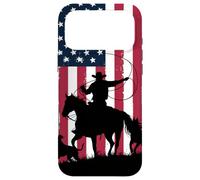 Custodia per iPhone 17 Pro Max Team Roping Rodeo Cowboy Equitazione Cowgirl